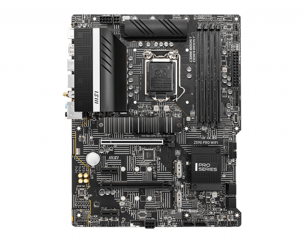 Bekijk afbeelding 1 van MSI Z590 PRO WIFI LGA 1200 4xDDR4